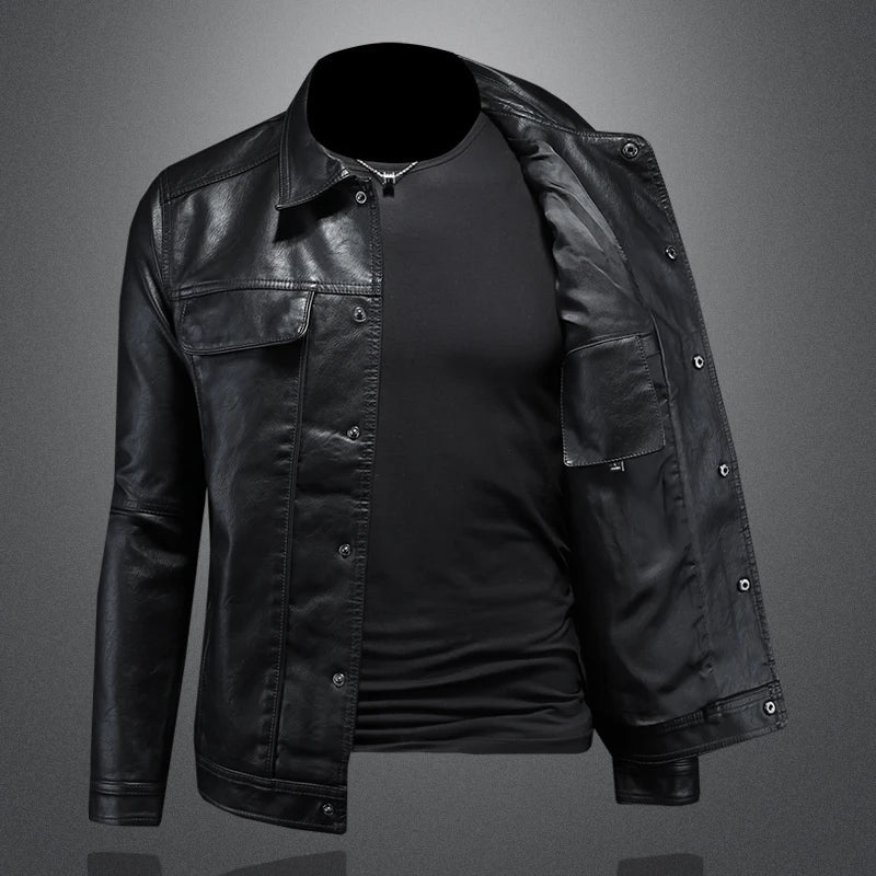 Tyree – Veste en cuir élégante