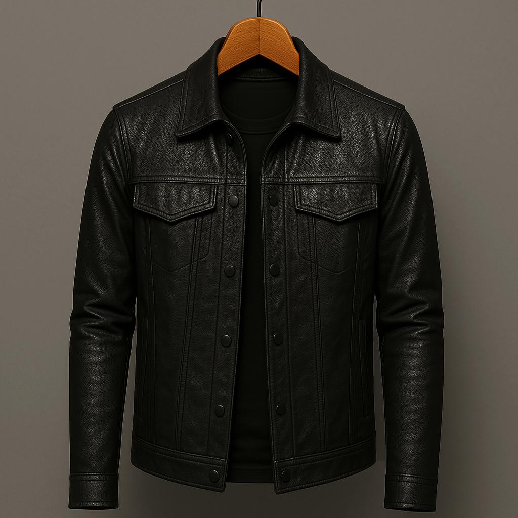 Tyree – Veste en cuir élégante