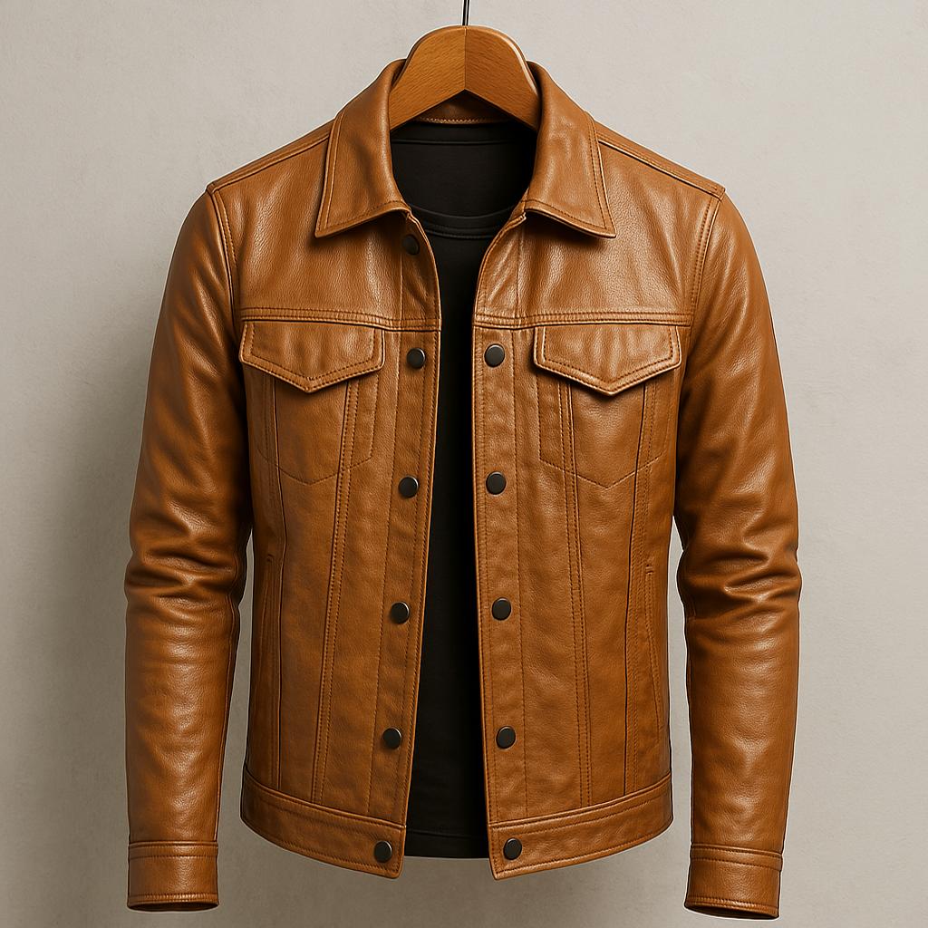 Tyree – Veste en cuir élégante